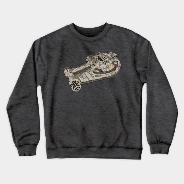 Dash Rendar's Outrider Crewneck Sweatshirt by CantSleepMustPaint